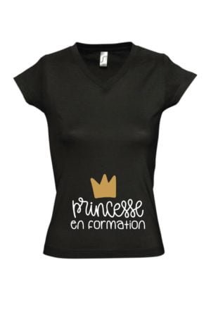 T-Shirt Personnalisé Femme Princesse En Formation