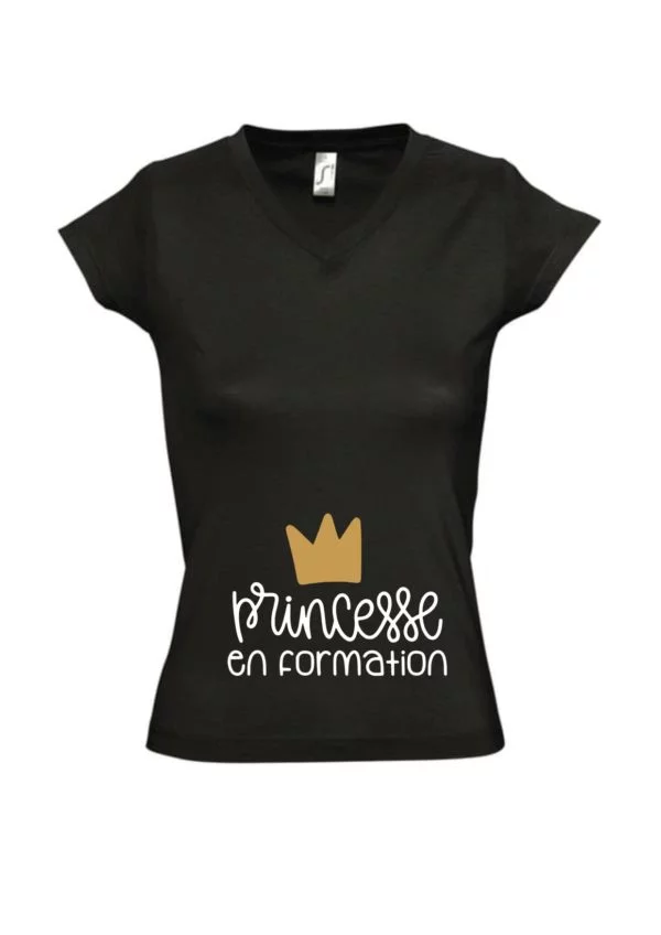 T-Shirt Personnalisé Femme Princesse En Formation