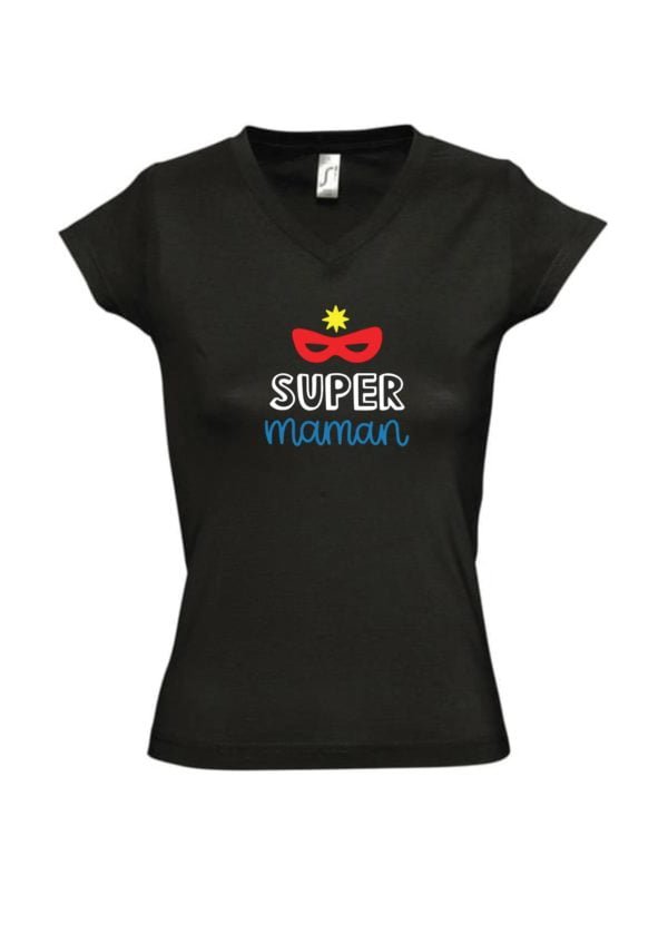 T-Shirt Personnalisé Femme Super Maman