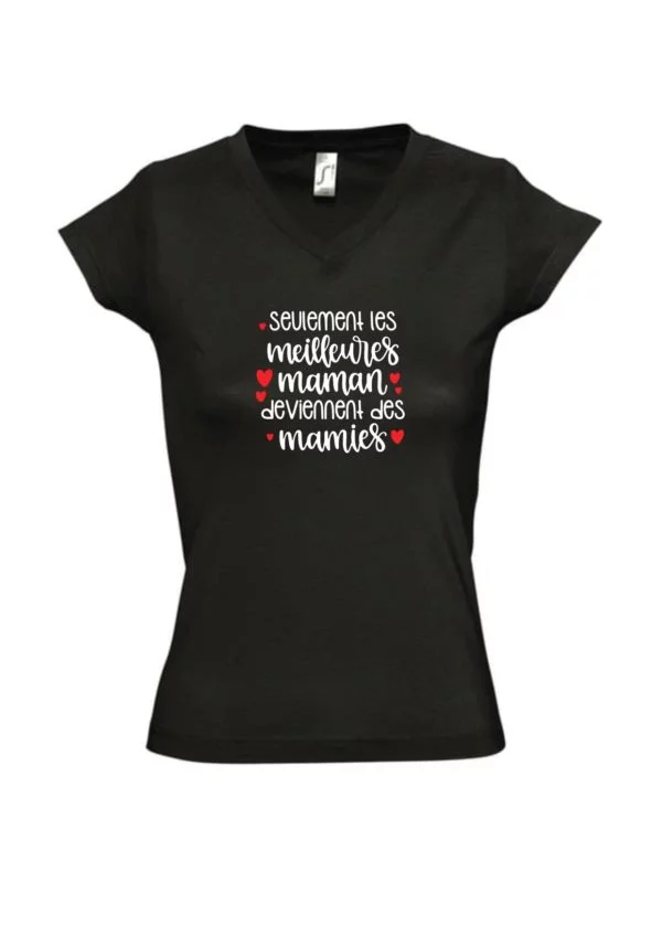 T-Shirt Personnalisé Femme Seulement les Meilleures Mamans 1