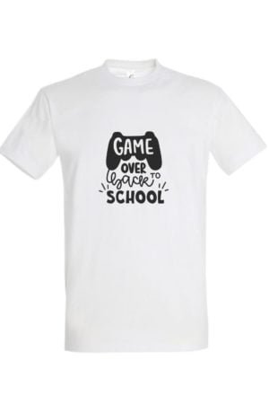T-Shirt Personnalisé Game Over Back To School