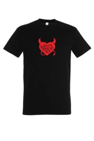 T-Shirt Personnalisé Cœur Démon Saint Valentin