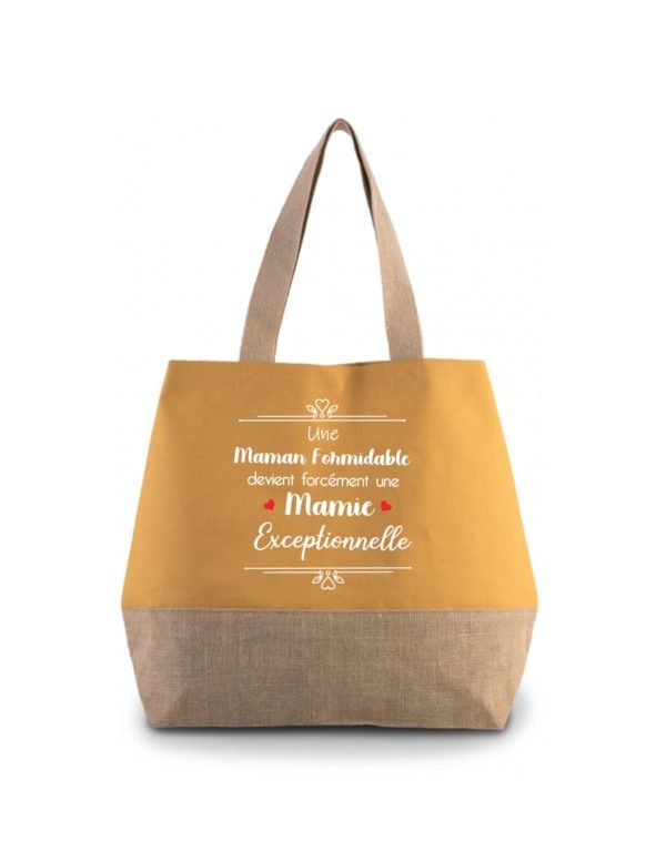 Sac Cabas Maman formidable Mamie exceptionnelle 1