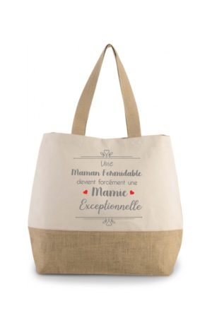 Sac Cabas Maman formidable Mamie exceptionnelle