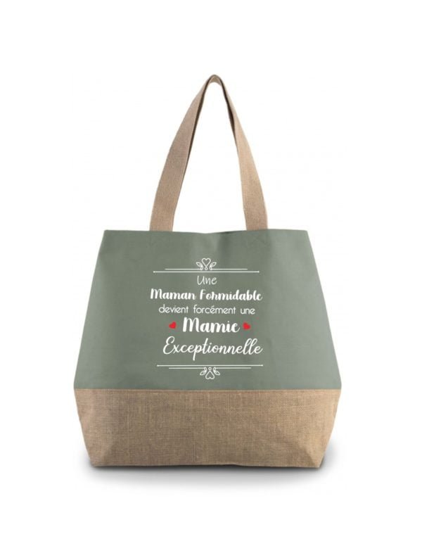 Sac Cabas Maman formidable Mamie exceptionnelle