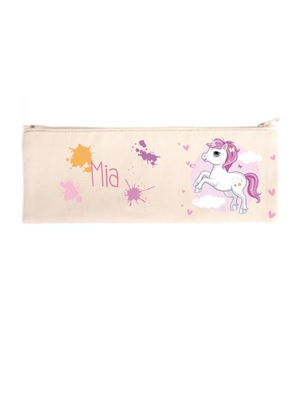 Trousse personnalisé licorne