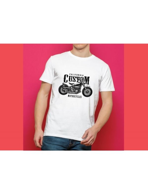 T-shirt California Custom Moto
