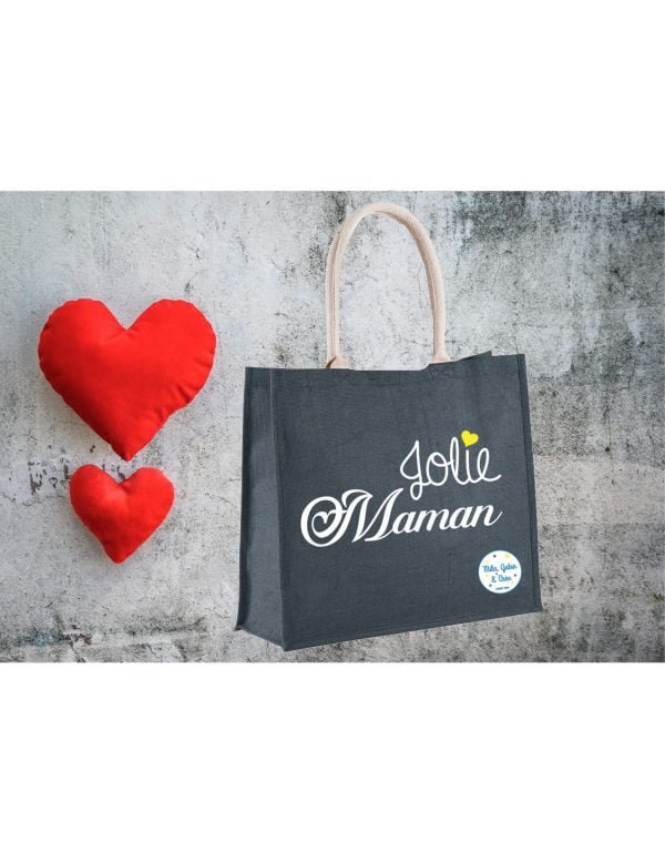 Sac Jute Jolie Maman 2